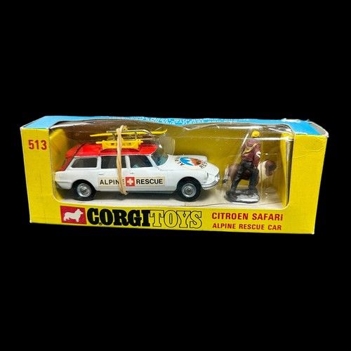 244 - Corgi Citroen Safari Alpine Rescue No. 513, generally excellent in good plus box (small tear to R/H ... 