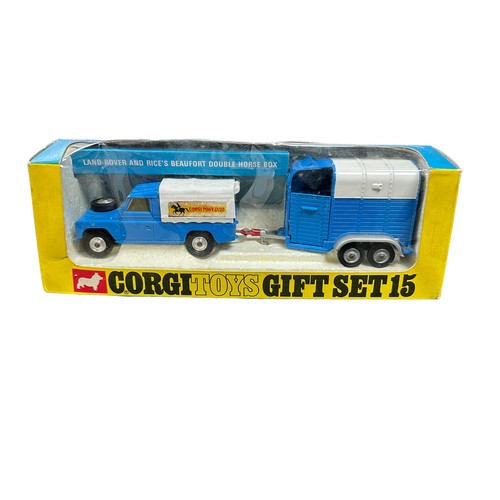 253 - Corgi Land Rover & Rice’s Beaufort Trailer No.GS15, generally excellent to good plus in good plus wi... 