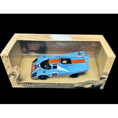 83 - Autoart 1/18 Porsche 917K No. 80030, generally excellent in excellent to good plus window box (inner... 