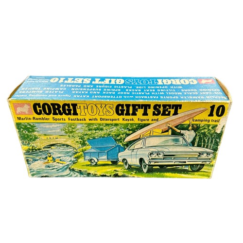 250 - Corgi Marlin Rambler gift set No. 10, generally excellent in   good box and good plus pictorial plin... 