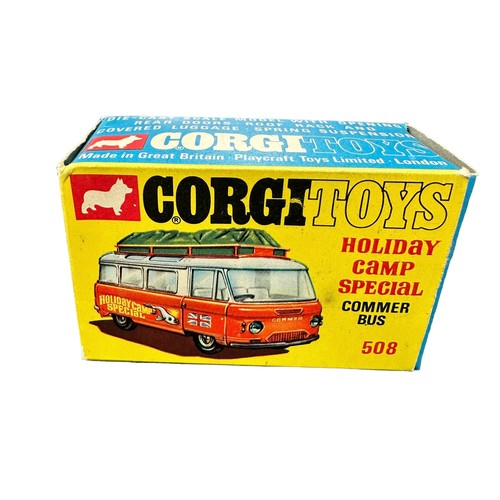 243 - Corgi Holiday Camp Special No. 508, generally excellent in excellent to good plus box (light crushin... 