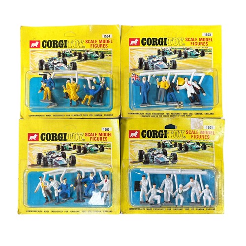 88 - Corgi model figures collection, generally excellent on sprues in excellent to good blister packs, wi... 