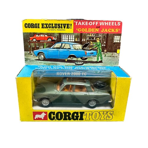 162 - Corgi Rover 2000 TC Golden Jacks (Take-off wheels) No. 275, generally excellent in excellent window ... 