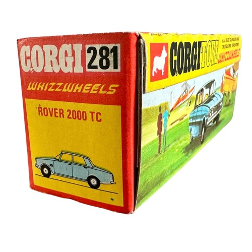 270 - Corgi Whizzwheels Rover 2000 TC No. 281, generally excellent in excellent window box, metallic purpl... 