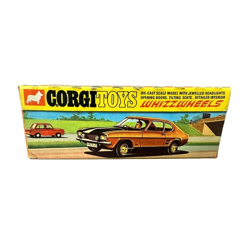 276 - Corgi Whizzwheels Ford Capri 3 Litre V6 No. 311, generally excellent in excellent window box, fluore... 