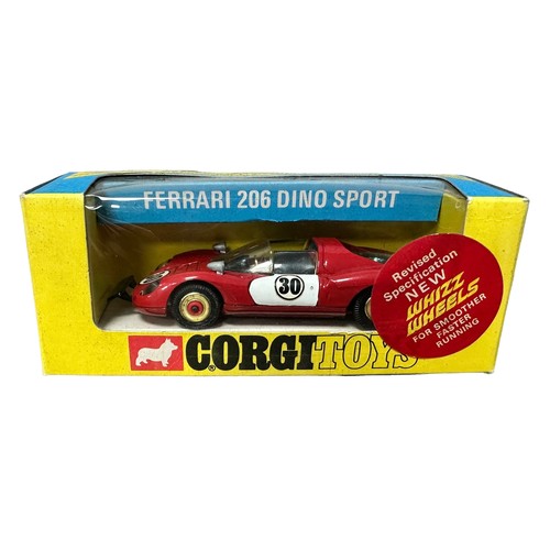 284 - Corgi Ferrari 206 Dino Sport No. 344, generally excellent in excellent window box (Revised Specifica... 