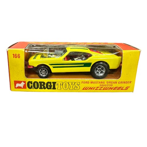 265 - Corgi Whizzwheels Dragster pair, generally excellent in excellent to good plus window boxes, with Gl... 