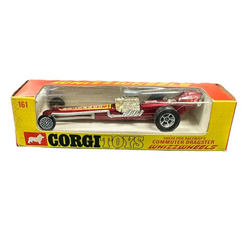 263 - Corgi Whizzwheels Dragster collection, generally excellent in excellent to good plus window boxes, w... 