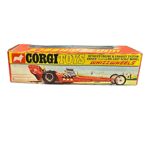 263 - Corgi Whizzwheels Dragster collection, generally excellent in excellent to good plus window boxes, w... 