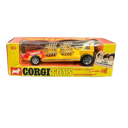 263 - Corgi Whizzwheels Dragster collection, generally excellent in excellent to good plus window boxes, w... 