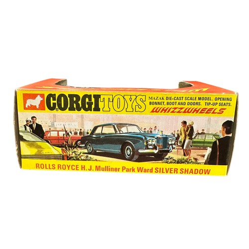 269 - Corgi Whizzwheels Rolls Royce Silver Shadow two-tone silver and blue with tan interior No. 280 and B... 