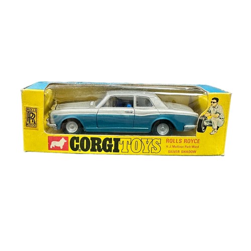 159 - Corgi Rolls Royce Silver Shadow No. 273, generally excellent  in good plus window box, two-tone silv... 