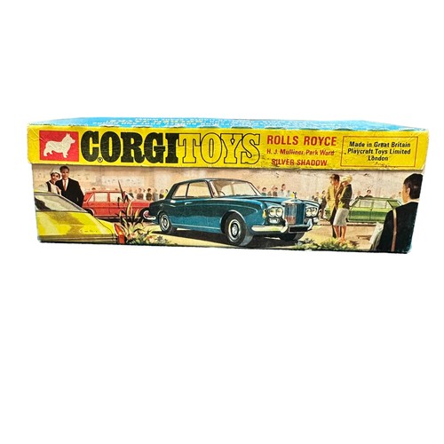 159 - Corgi Rolls Royce Silver Shadow No. 273, generally excellent  in good plus window box, two-tone silv... 