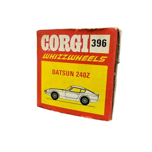 298 - Corgi Whizzwheels Datsun 240Z pair, generally excellent in excellent window boxes (price pencil mark... 