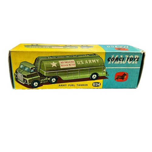 314 - Corgi Army Bedford S cab Fuel Tanker No. 1134, generally excellent in good plus box (some creasing, ... 