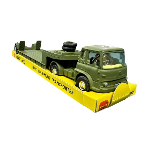 315 - Corgi Military Heavy Equipment Transporter No. 1135, generally excellent in good box (small tears to... 