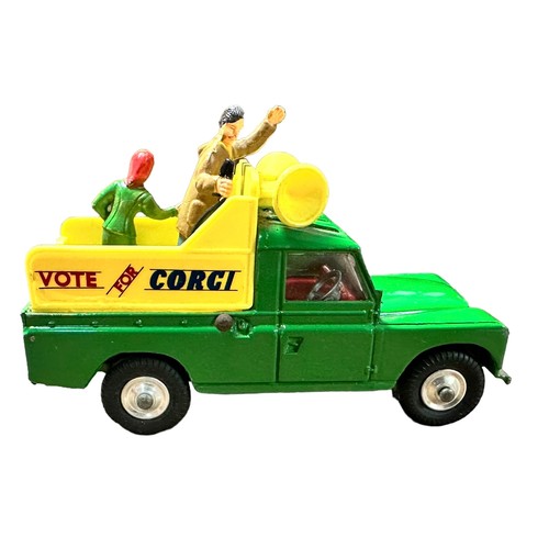 228 - Corgi Public Address vehicle No. 472, generally excellent in good plus box (small tear to one end fl... 