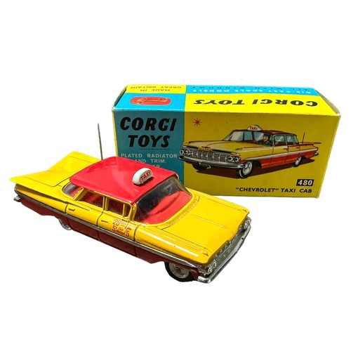 234 - Corgi Chevrolet Taxi  No. 480, generally excellent in excellent to good plus box (pencil marking 5/7... 