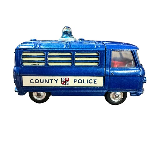 225 - Corgi Commer County Police metallic blue with blue beacon No. 464, generally excellent to good plus ... 