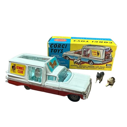 237 - Corgi Kennel Service Wagon No. 486, generally excellent (front animated panel lifting on one side) i... 