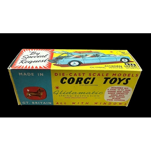 230 - Corgi Citroen Safari 1964 Winter Olympics No. 475, generally excellent in good plus box (small pinho... 