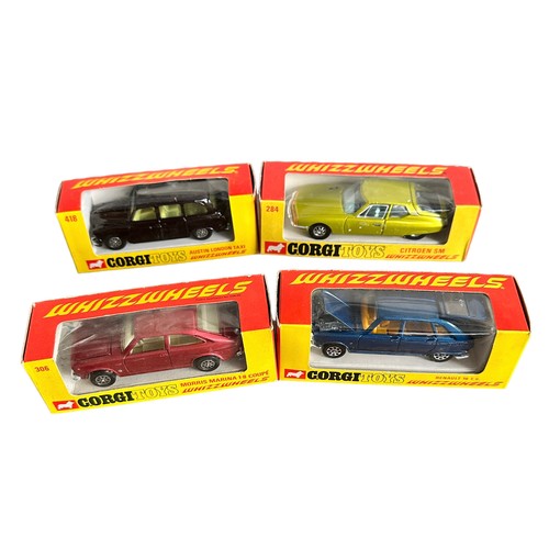 261 - Corgi Whizzwheels collection, generally excellent in excellent to good plus window boxes, with Citro... 