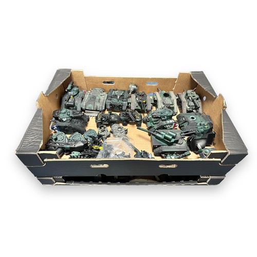 45 - Warhammer Astra Militarum / Imperial guard tanks collection. Painted to a high standard. 39 Tanks an... 