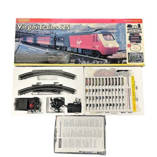 458 - Hornby Virgin Trains 125 set No. R1023, generally excellent in good plus to good box (some fading an... 