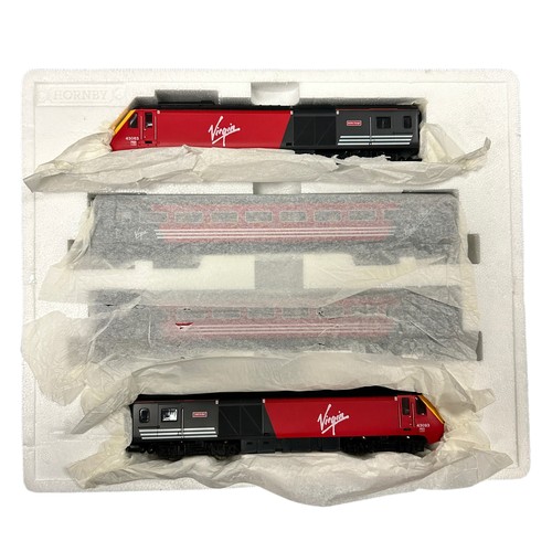 458 - Hornby Virgin Trains 125 set No. R1023, generally excellent in good plus to good box (some fading an... 