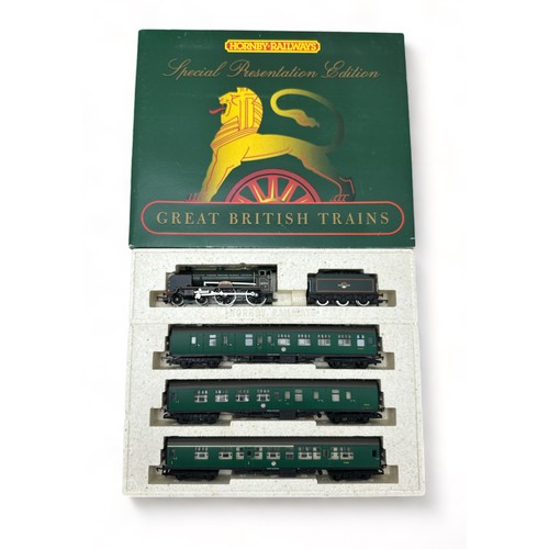 449 - Hornby Great British Trains train pack No. R2082, limited edition certificate 0985/1500, with BR gre... 