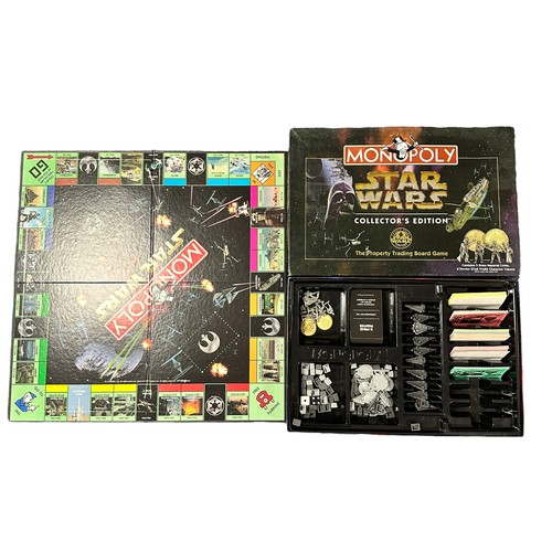 30 - Star Wars Monopoly 1997 Collector's Edition by Waddingtons, with brass Imperial Coins (5), pewter St... 