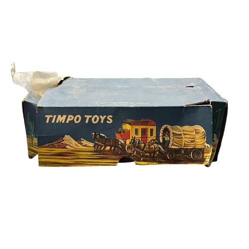 71 - Timpo Covered Wagon No. 300, 1950s issue, generally  excellent to good plus in good to fair lift-up ... 