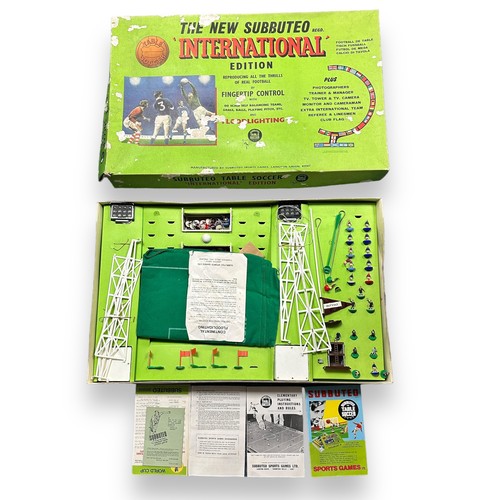 31 - Subbuteo International Edition table soccer, generally excellent to good plus in good box (good fair... 