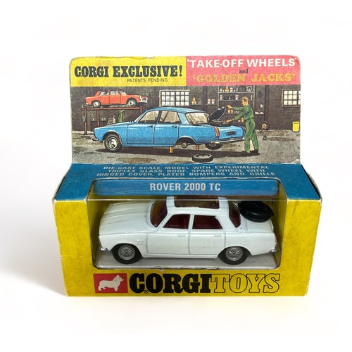 161 - Rover 2000 TC Golden Jacks (Take-off wheels), generally excellent in good plus window box, white, ma... 