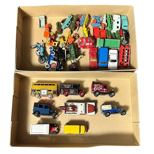 76 - 1950s onwards unboxed collection, with Matchbox 1-75 series, Corgi Juniors, Dinky, etc. Contents unc... 