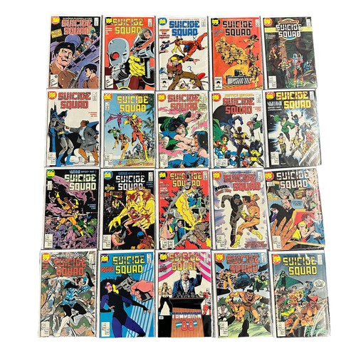 493 - DC Comics Suicide Squad (27) 1980s, Nos 5 through to 33: Nos 23, 28 Missing: All 27 comics bagged & ... 