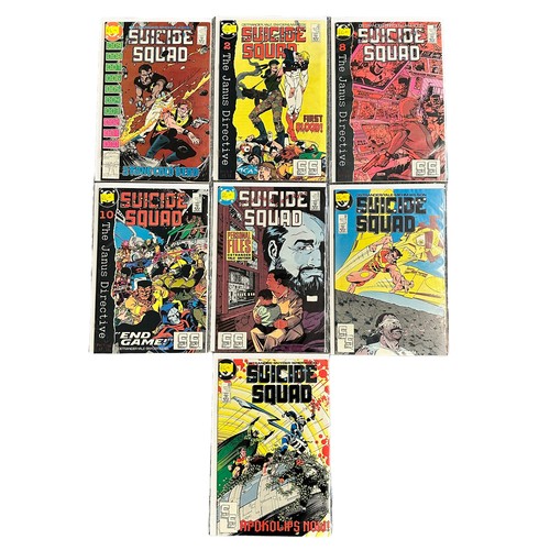 493 - DC Comics Suicide Squad (27) 1980s, Nos 5 through to 33: Nos 23, 28 Missing: All 27 comics bagged & ... 