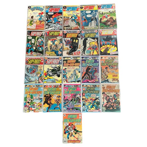 495 - DC Comics Superboy 1970s  (21) Numbers 179, 180, 181, 182, 183, 184, 187, 188, 189, 193, 195, 196, 2... 