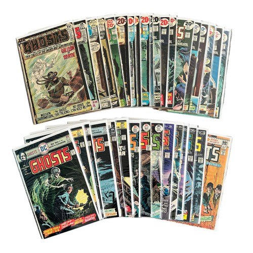 500 - DC Comics Ghosts 1970s (36) Numbers 2, 3, 4, 5, 7, 8, 9, 12, 13, 15, 16, 17, 18, 21, 24, 26, 29, 32,... 