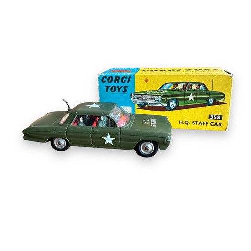 207 - Corgi HQ Staff Car Oldsmobile No. 358, generally excellent to good plus (decal deterioration and ben... 