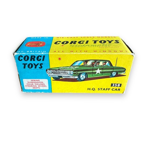 207 - Corgi HQ Staff Car Oldsmobile No. 358, generally excellent to good plus (decal deterioration and ben... 