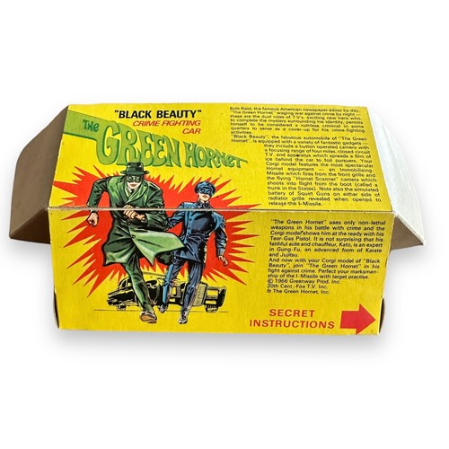 156 - Corgi Green Hornet No. 268, generally excellent in excellent box with inner plinth (without packing ... 