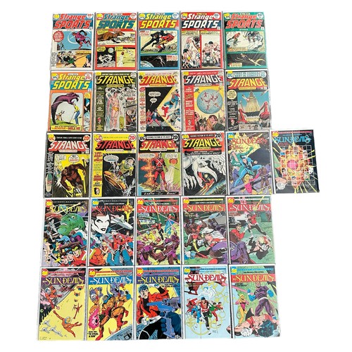 496 - DC Comics Sun Devils 1980s (12) Numbers 1 through to 12, NM:  Strange Adventures 1970s (8) Numbers 2... 