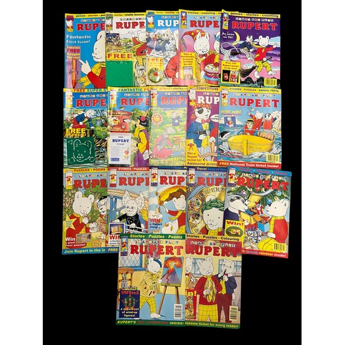 532 - Marvel Rupert Learn and Play Comic/Magazine 1990s Nos 1*, 2*, 3*, 5, 6, 7*, 8*, 9, 10, 11, 12, 13, 1... 