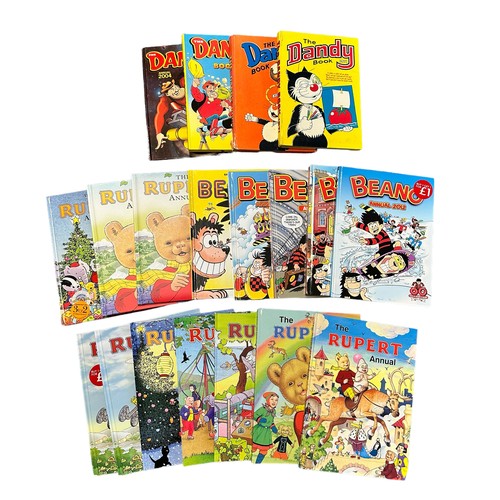 527 - Selection of Children's Annuals to include: Beano Annuals 2012, 2013, 2015, 2016, 2020 NM. Dandy Ann... 