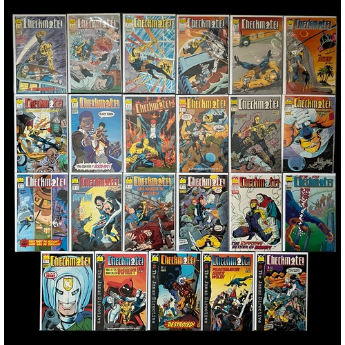 512 - DC Comics Checkmate 1980s (23) Nos 1, 2, 3, 4, 5, 6, 7, 8, 9, 10, 11, 12, 13, 14, 19, 20, 21, 22, 23... 