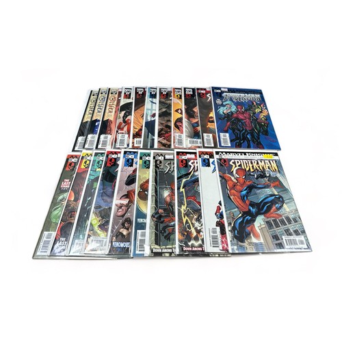 542 - Marvel Knights Spider-Man 2000s Nos 1-22: All 22 comics are bagged & boarded, NM.