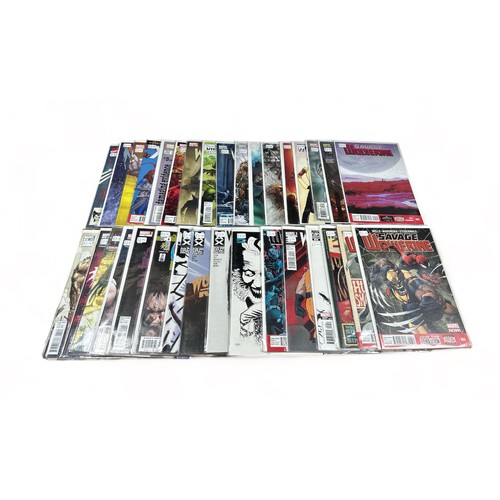 562 - Selection of Marvel Wolverine Titles see pictures. All 34 comics bagged & boarded, NM.