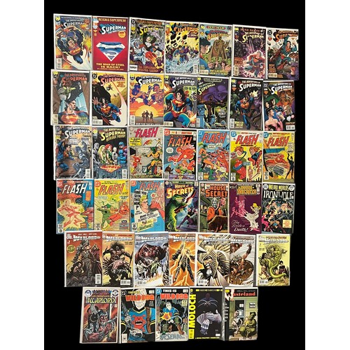 566 - Selection of DC Comic Titles to include: The Adventures of Superman 1994 No 0: Superman Man of Steel... 