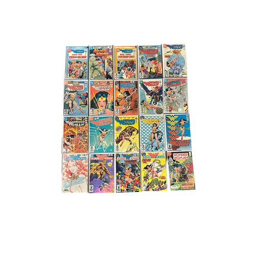 541 - DC Comics Wonder Woman 1980s Nos 249-258, 272-308, 312-315, 317, 320, 328, 329: All 55 comics bagged... 